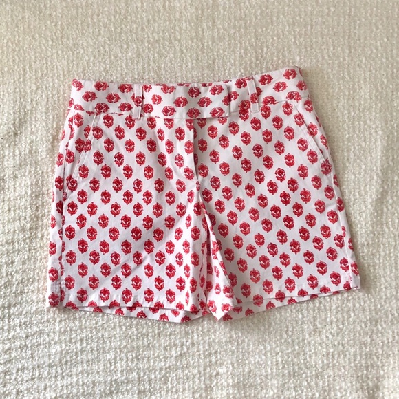 LOFT Pants - Ann Taylor loft white and red shorts LOFT Pants - Ann Taylor loft white and red shorts